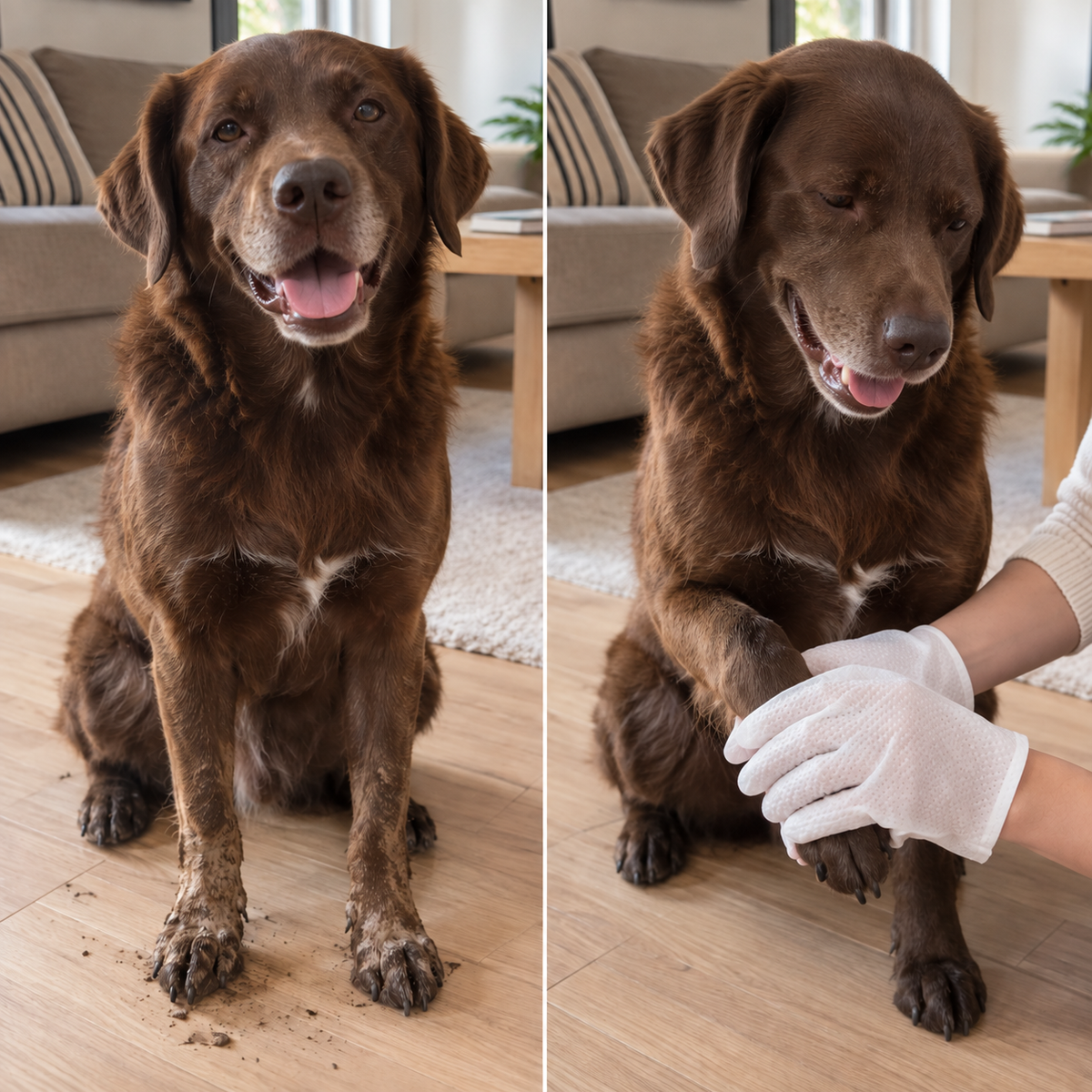 CleanPet™ - Guanto detergente senza risciacquo, pulizia immediata